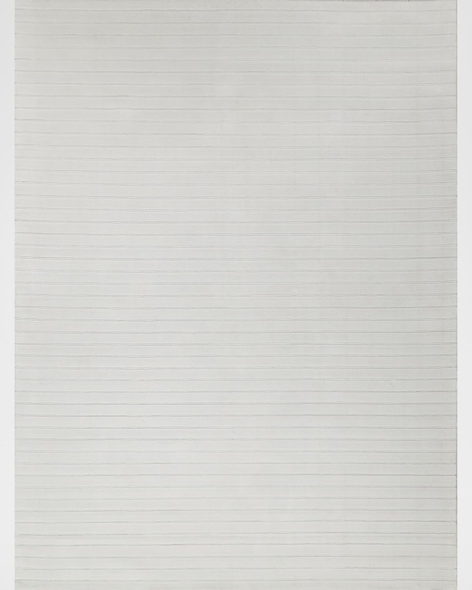 Amani Hand-Loomed White Rug, 9' x 12'